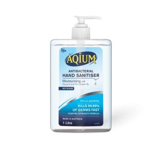 Aqium Antibacterial Hand Sanitiser 375ml