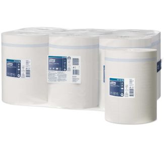 Tork Wiping Paper Plus Centrefeed 2ply M2 160m x 6