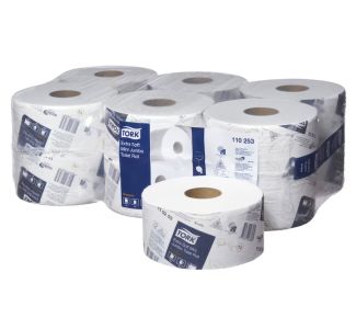 Tork Extra Soft Mini Jumbo Toilet Roll 2ply Premium T2 170m x 12