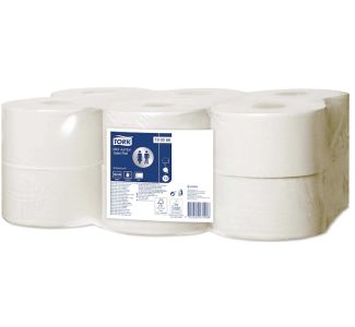 Tork Recycled Mini Jumbo Toilet Roll 2ply Advanced T2 170m x 12