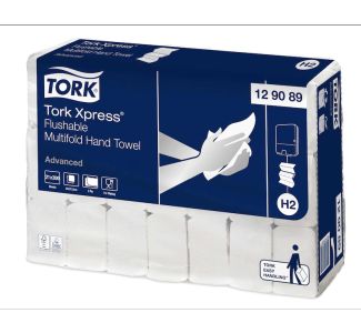 Tork Xpress Flushable Multifold Hand Towel 2ply Advanced H2 200s x 21