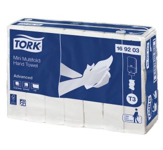 Tork Mini Multifold Hand Towel  185s x 42