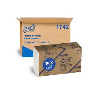 Interfold Towel 250 Sheets X 16Pk