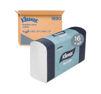 Kleenex Slimline Handtowel (White) x 16 packs