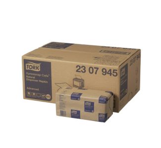 Tork Xpressnap Café Natural Dispenser Napkin N10   500s x 12