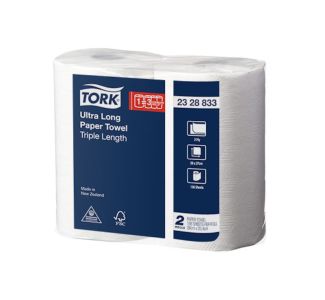 Tork Ultra Long Paper Towel 2ply – Triple Length x8 156s x 8