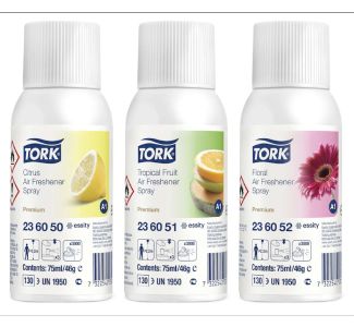 Tork Mixed Pack Air Freshener Spray A1 75ml x 12