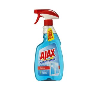 Ajax Spray N Wipe Glass Cleaner Trigger 500ml x 8 - CTN