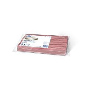 Tork Red Colour Coded Cleaning Cloth Folded 25s x 6