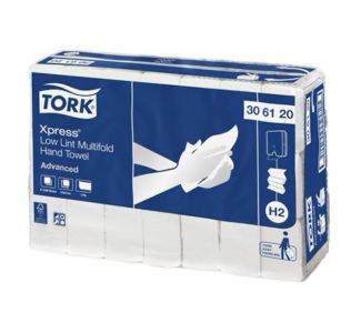 Tork Xpress Low Lint Multifold Hand Towel / Slimline Advanced H2 209s x 21