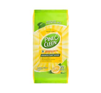 Pine O Cleen Surface Wipes Lemon Lime 90s x 6