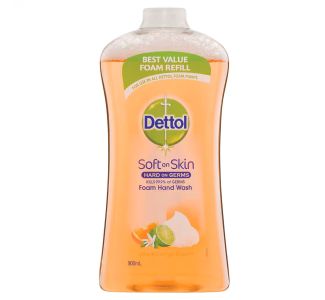 Dettol Foaming Hand Wash Lime & Orange Refill 900ml x 3