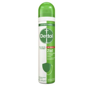 Dettol 2 in 1 Sanitiser Spray with Aloe Vera Extracts 90ml x 12