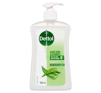 Dettol Antibacterial Hand Wash Aloe Vera 500 ml x 6