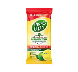 Pine O Cleen Disinfectant Wipes Lemon 110s x 8
