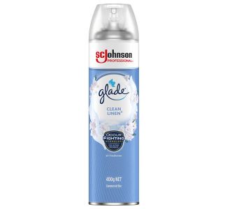 GLADE Aerosol Clean Linen 400g x 12