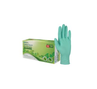 Medicom GoGREEN Nitrile Gloves, Pack of 100 - Large