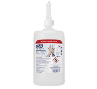Tork Alcohol Gel Hand Sanitiser Australian Made ARTG S1 1000ml x 6