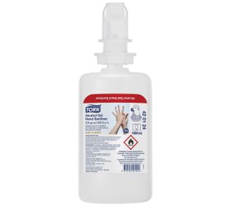 Tork Alcohol Gel Hand Sanitiser Australian Made ARTG S4 1000ml x 6