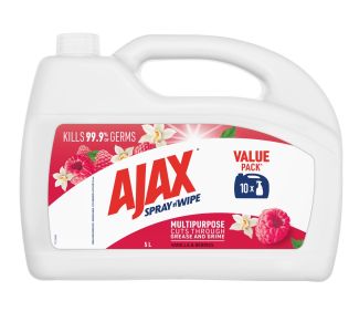 Ajax SPRAY n WIPE Multi-Purpose Cleaner Vanilla & Berries - 5L x 2 /CTN