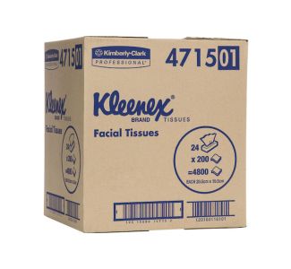 Kleenex F/Tissues  2Ply 200'S x 24
