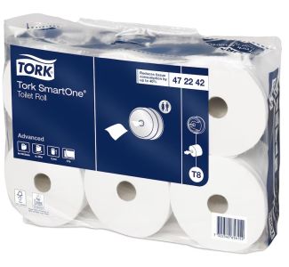 Tork SmartOne Toilet Roll 2ply Advanced T8 1150s x 6