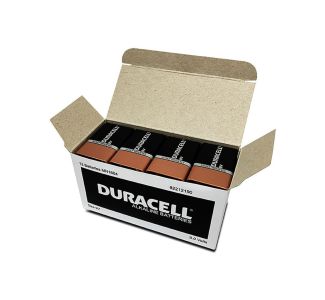 Duracell Coppertop Batteries 9V Singles 12pk White Inner Box