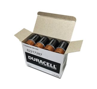 Duracell Coppertop Batteries C 1.5V Singles 12pk White Inner Box