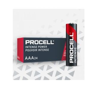 Procell Intense Batteries AAA 1.5V Singles 24pk Blk/Red Inner Box