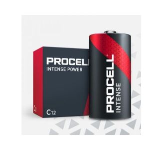 Procell Intense Batteries C 1.5V Singles 12pk Blk/Red Inner Box