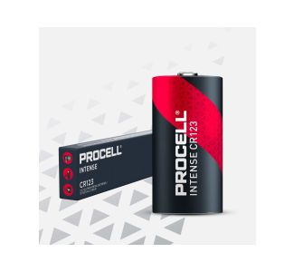 Procell Intense Batteries CR123 12pk Blk/Red Inner Box