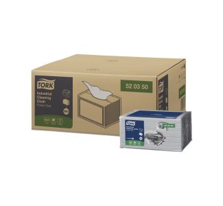 Tork Industrial Cleaning Cloth Grey Small Pack W8 55s x 8