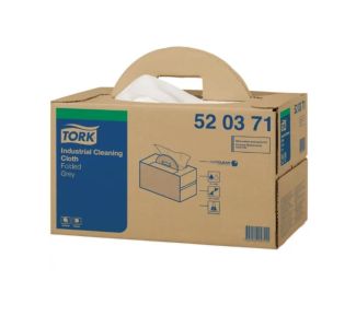 Tork Industrial Cleaning Cloth Grey Folded Handy Box 280s