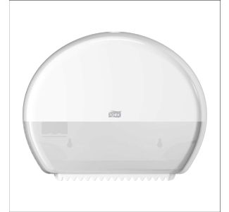 Tork Mini Jumbo Toilet Roll Dispenser White T2