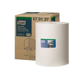 Tork Industrial Heavy Duty Cleaning Cloth Combi Roll W1/W2/W3 160s