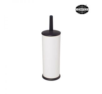 Compass Toilet Brush White Powder Coated