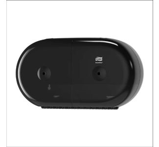 Tork SmartOne Twin Mini Toilet Elevation Dispenser Black T9