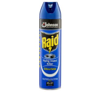 RAID Flying Insect Killer Odourless 400g x 12