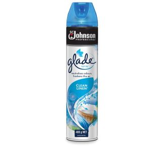 GLADE Aerosol Clean Linen 400g x 12
