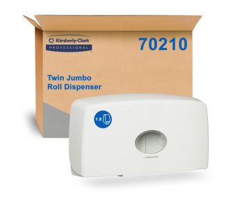 Kimberly Clark Aquarius Twin Jumbo Roll Dispenser