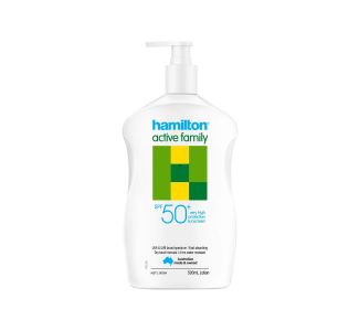 Hamilton Active Family Lotion SPF50+ 500ml x 6