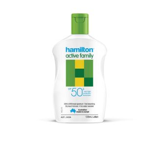 Hamilton Active Family Lotion SPF50+ 125ml x 6