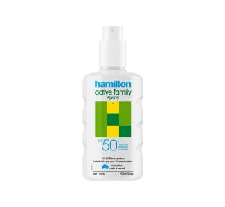 Hamilton Active Family Spray SPF50+ 200ml x 6