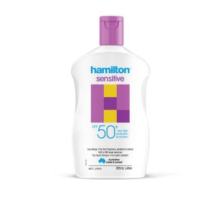 Hamilton Sensitive Lotion SPF50+ 265ml x 6
