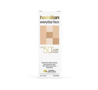 Hamilton Every Day Face Cream SPF50+ 75g x 6