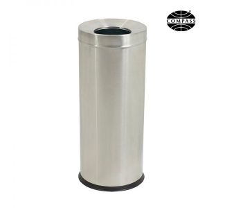 28L Tidy Bin Brushed Stainless Steel Galvanised Liner