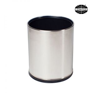 10L Round Brushed Bin