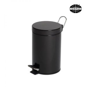 3L Pedal Bin Black 17D x 27H cm