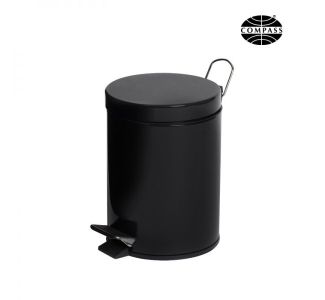 5L Pedal Bin Black 20.5D x 28.5H cm