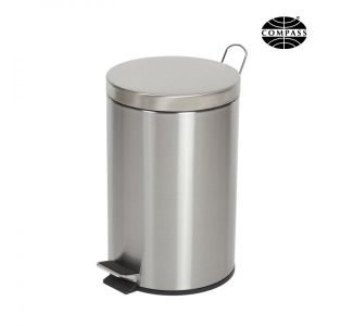 12L Pedal Bin Stainless Steel 24.5D x 39.5H cm